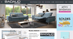 Desktop Screenshot of meublesbadaud.com