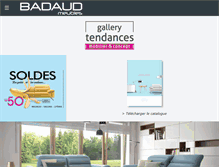 Tablet Screenshot of meublesbadaud.com
